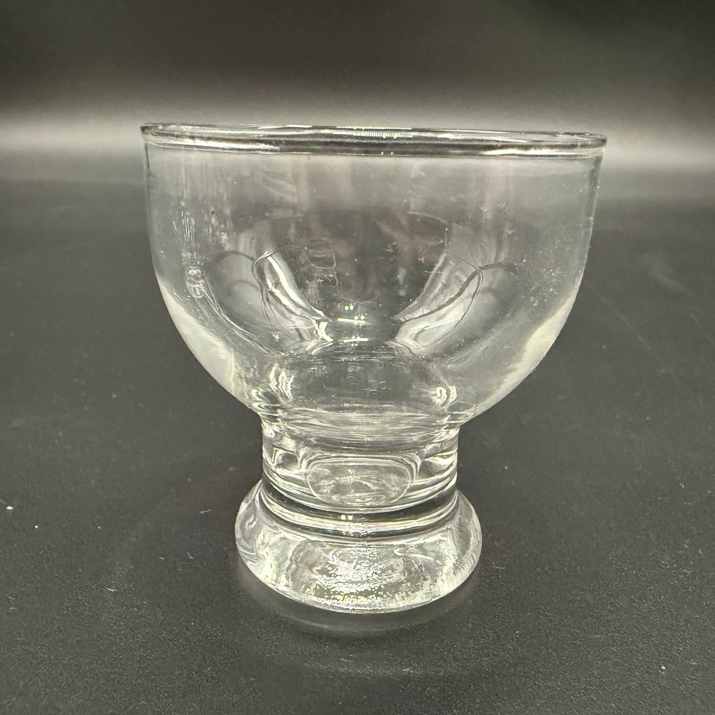 vintage pair Homestead Tumbler Glasses Federal Glass 4oz clear cups MCM cocktail