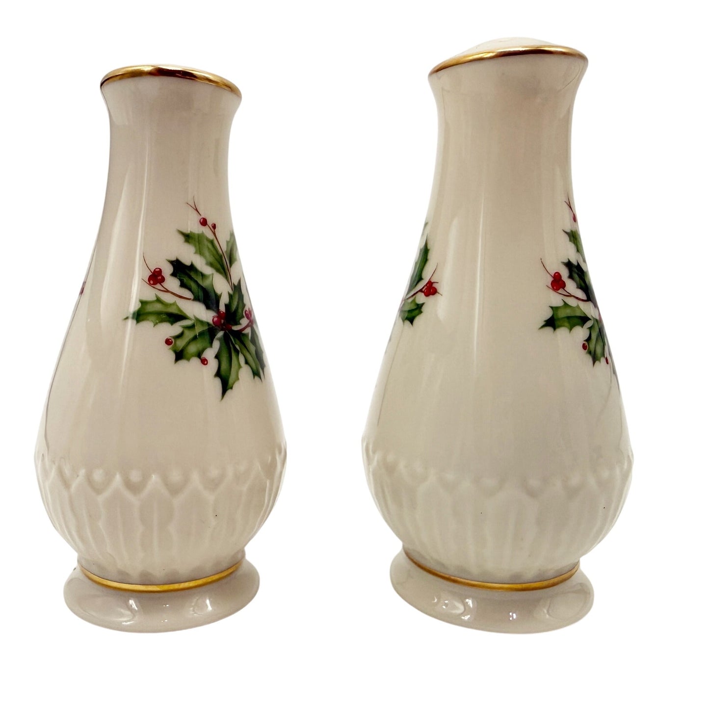 Sculpted Salt & Pepper set | Lenox Holiday