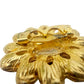 vintage gold tone metal Flower Clip floral costume jewelry scarf fur dress shoes
