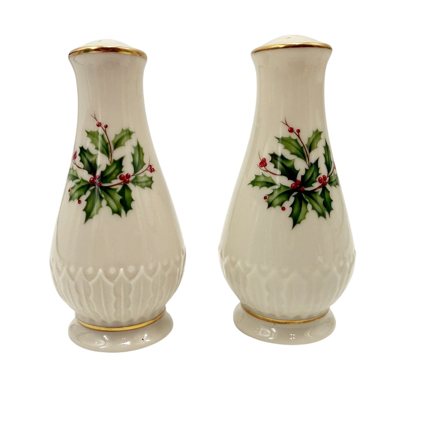 Sculpted Salt & Pepper set | Lenox Holiday
