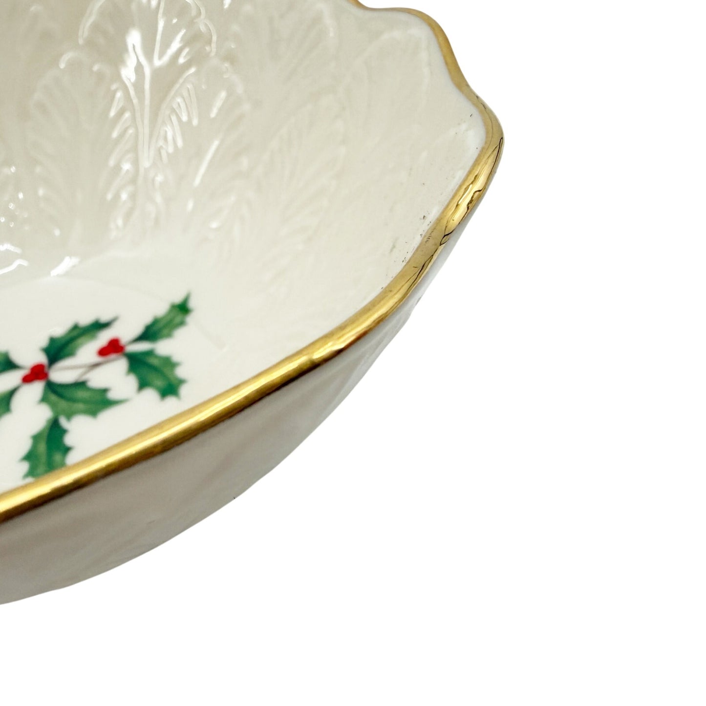 Christmas Dimension Open Candy Dish | Lenox Holiday