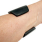 black faux wood Cuff Bracelet costume jewelry small medium size