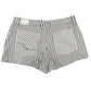 We The Free People Now or Never Railroad Denim Shorts size 32 black & white NEW
