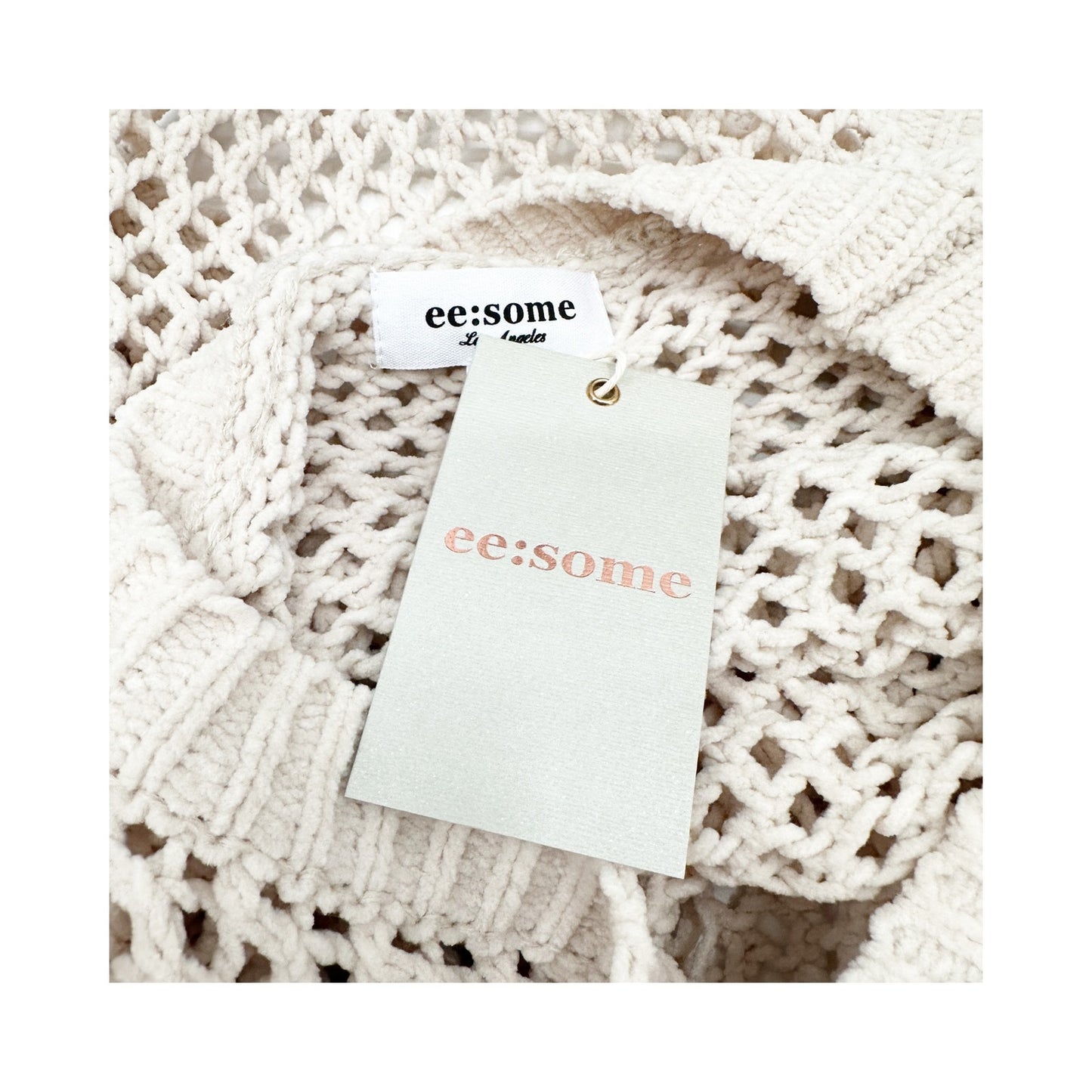 EE:SOME Open Knit Star Sweater | S, M, L