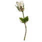 vintage long stem white flower BROOCH floral jewelry pin *missing pin* repair