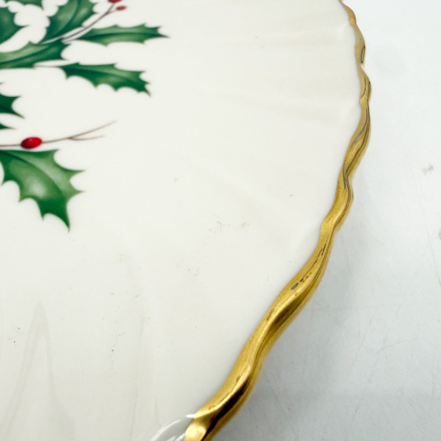 Large Swirl Christmas Serving Platter | Lenox Holiday