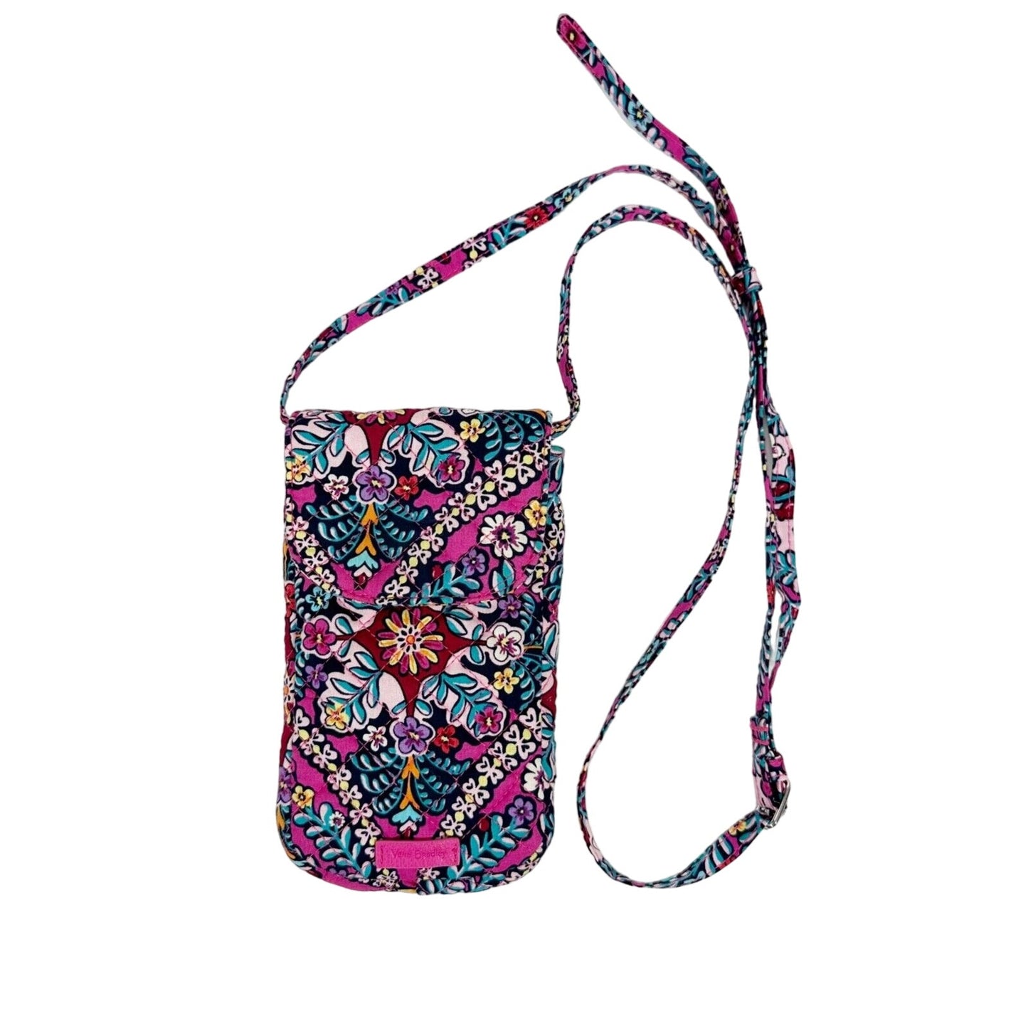Vera Bradley pink Kaleidoscope Crossbody Mini Purse Phone Case bag Spring 2019