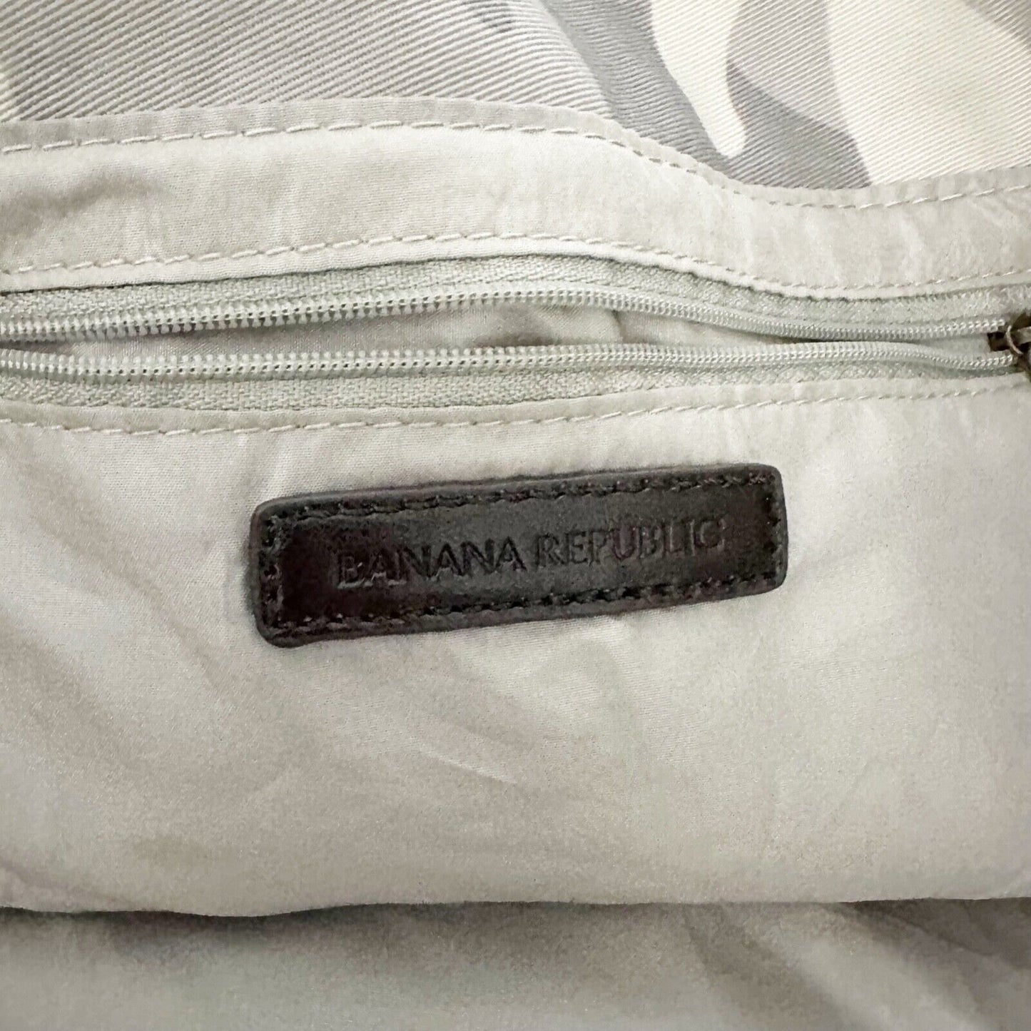 Banana Republic gray camouflage HANDBAG bag top handle purse faux leather camo