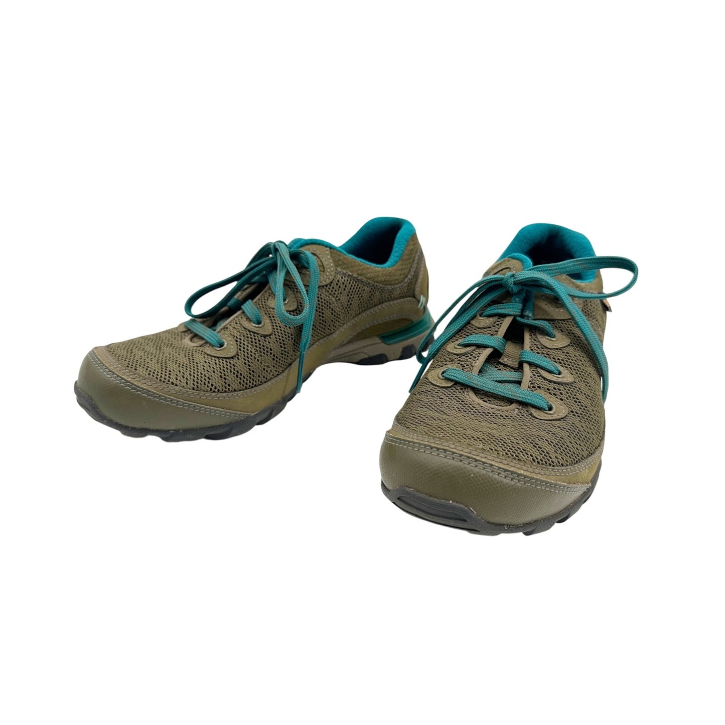 TEVA Ahnu Sugarpine brown & blue low profile hiking shoes womens 6.5 sneakers