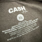 Johnny Cash guitar Man in Black tee T-shirt juniors XL souvenir Nashville