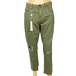 Blank NYC olive green Cropped Girlfriend distressed Pants jeans 28 women's NEW