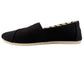 TOMS black Alpargata Heritage Canvas Slip-on Shoes womens 8.5 classic espadrille