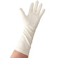 vintage white Fashion Dress Gloves women's S / M small medium mid arm length