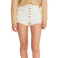 We The Free People ecru high rise Bridgette denim SHORTS size 30 new $68