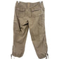 Natural Reflections brown cargo Capri Pants women's 4 small casual hiking