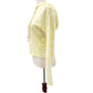 Wildfox lemon meringue yellow white Broken Dreams Crop Hoodie women's SMALL top