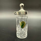 Waterford Crystal glass Baby's 1st Christmas small baby bottle ornament 3.75"