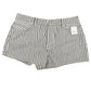 We The Free People Now or Never Railroad Denim Shorts size 32 black & white NEW