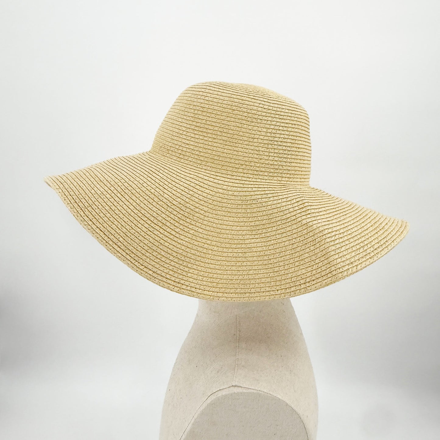 J.Crew tan khaki Floppy paper straw sun Hat beach shade coastal casual boho