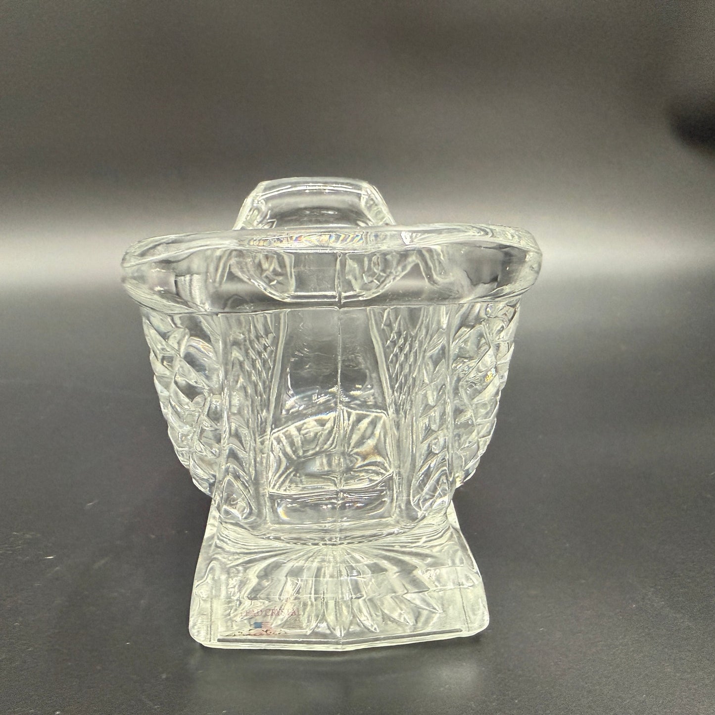 crystal glass Santa's Sleigh | St. George Crystal