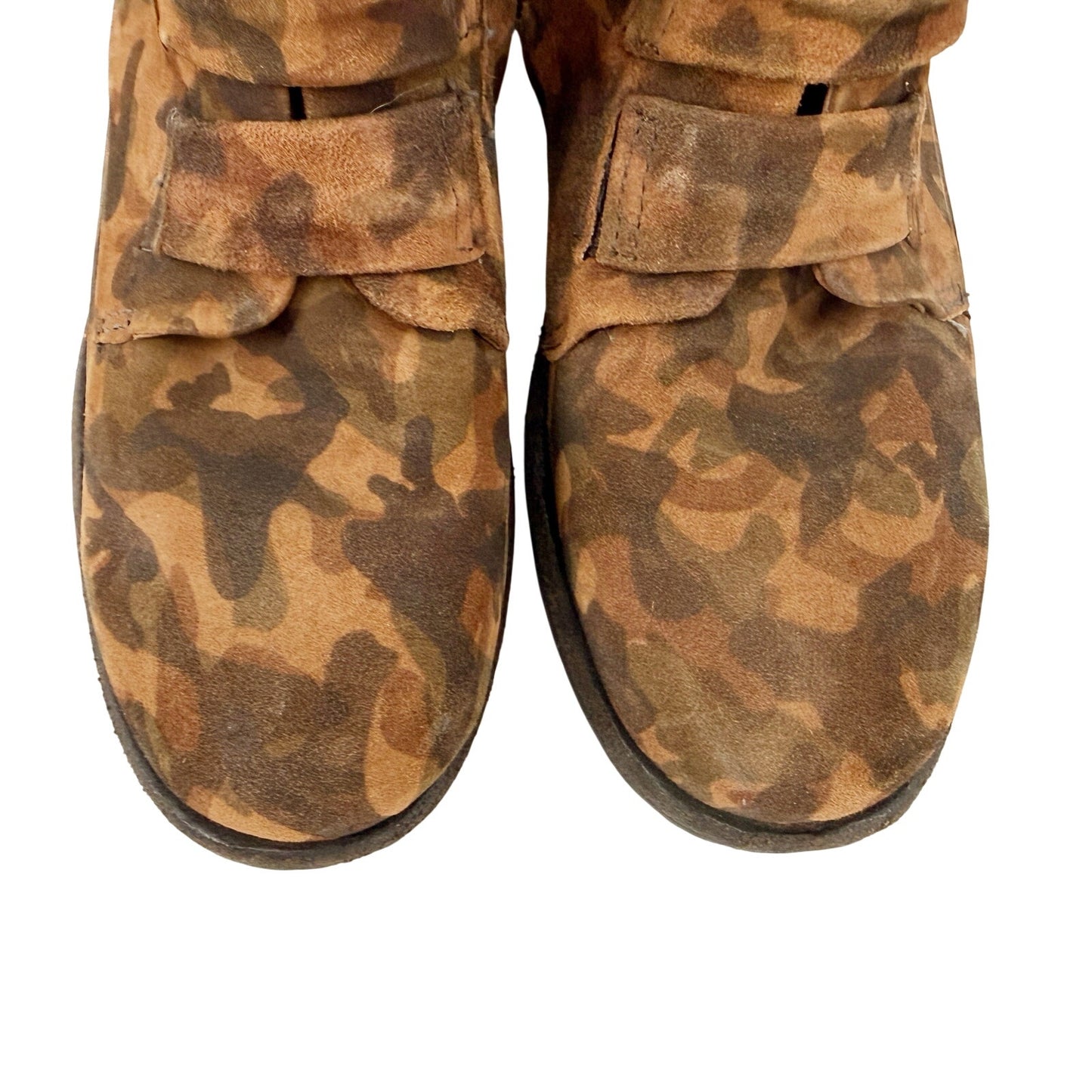 A.S.98 brown camouflage Traver leather Boots women's EU 37 shoes mid-calf