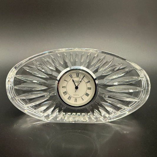 Small Oval Quartz Clock | Waterford Crystal