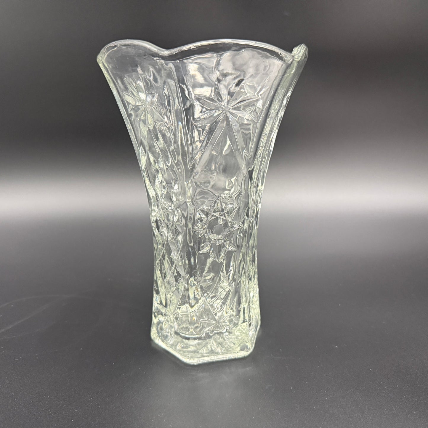 Prescut Clear glass 8" Flared Vase | Anchor Hocking