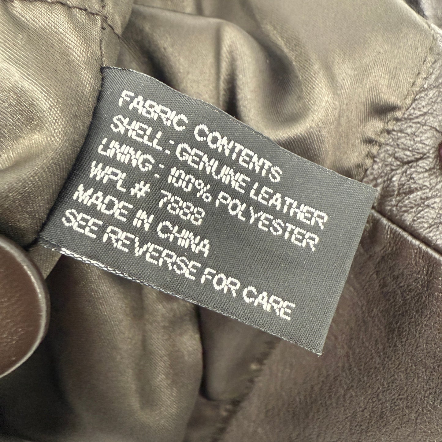 Avanti New York brown leather short Jacket women's MEDIUM fitted 3/4 sleeves