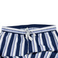 NEW blue & white striped Pajamas Set shirt long pants Nordstrom women's MEDIUM