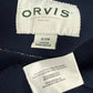 Orvis turquoise & blue plaid Flannel Lined Shirt Jacket women's SMALL snap front