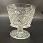 set / 6 vintage Hazel Atlas Big Top Peanut Butter glasses Champagne Tall Sherbet