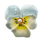 vintage Hobé blue flower BROOCH floral jewelry pin and clip EARRINGS set