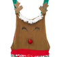 Rudolph the Red Nosed Reindeer Ugly Christmas Sweater Jumpsuit women's MEDIUM