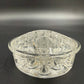 11 hole Flower Frog | vintage glassware