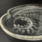 set of 4 vintage Federal Glass Homestead Snack Plates glassware serving dish