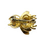 vintage rhinestones red & gold Bee Bug BROOCH small insect costume jewelry pin
