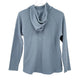 Orvis storm blue Waffle Knit Thermal Pullover Hoodie women's MEDIUM shirt top