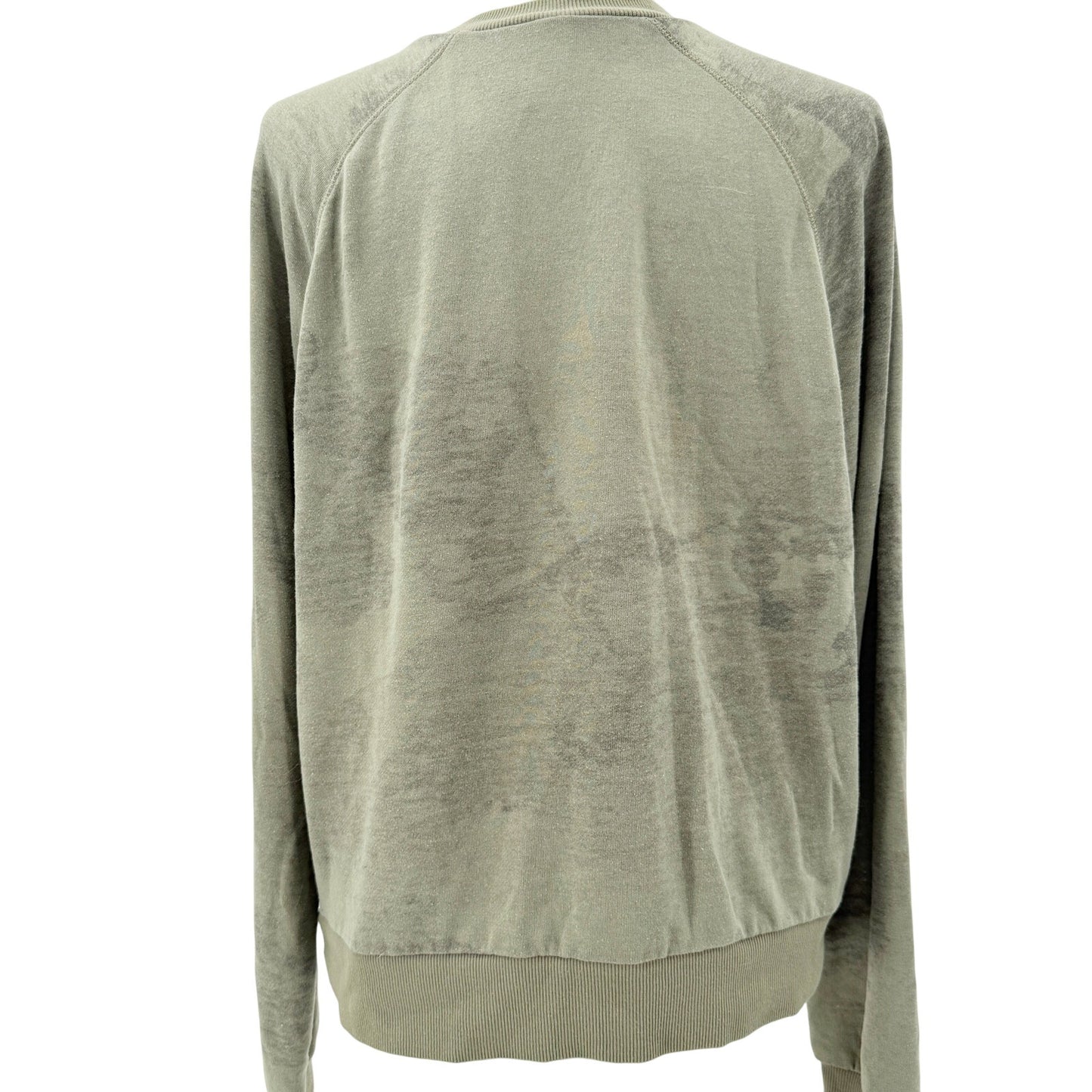 Alternative Apparel light & dark green Sweatshirt camo Top junior's LARGE