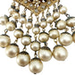 vintage Eugene gold & cascading faux pearls BROOCH floral costume jewelry pin