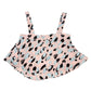 Buddy Love black peach blue Flowy Cropped Tank Top womens XS summer festival NEW