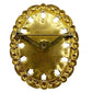 vintage oval white Western Germany flower bunch BROOCH floral jewelry pin