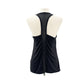Athleta black Tank mesh t-back Top workout athleisure womens SMALL athletic wear