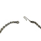 vintage clear rhinestones Choker Necklace costume jewelry