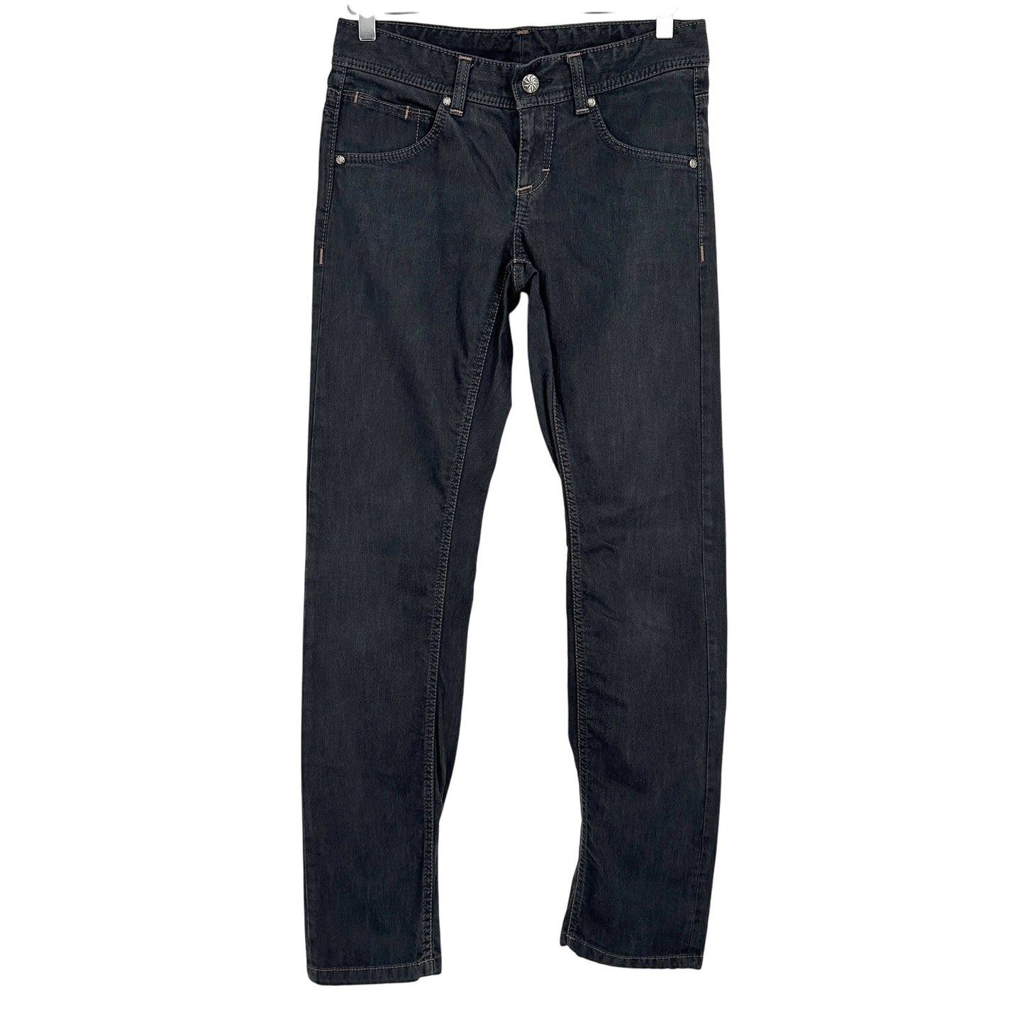 Athleta washed black denim Frontier Jeans women's size 4 small pants