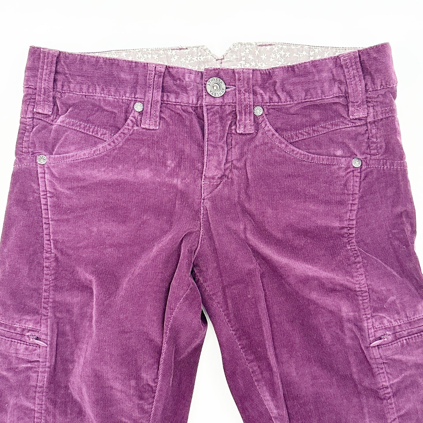 Athleta purple plum Corduroy Pants women's size 2 small never worn