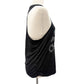 Adidas black with white logo Tank Top women's MEDIUM athletic workout wear