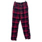prAna black & red plaid Lounge thermal-lined Flannel Pants women's XS