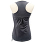 Athleta dark gray Tank Top women's SMALL drawstring waist athleisure workout