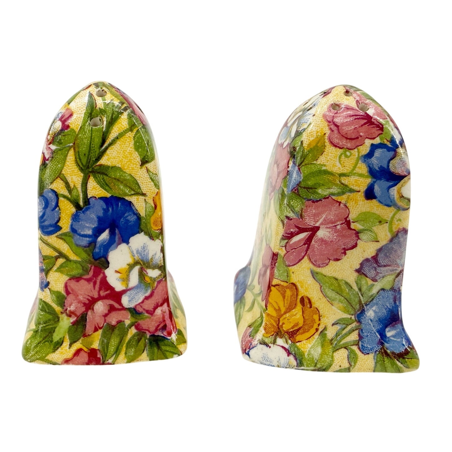 Sweet Pea floral Salt & Pepper Shakers | Royal Winton