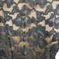 SAGA dark brown LACE sheer blouse TOP long sleeves women's S small